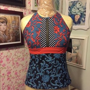 MAZU Swim brand swimsuit Top NWT sz10